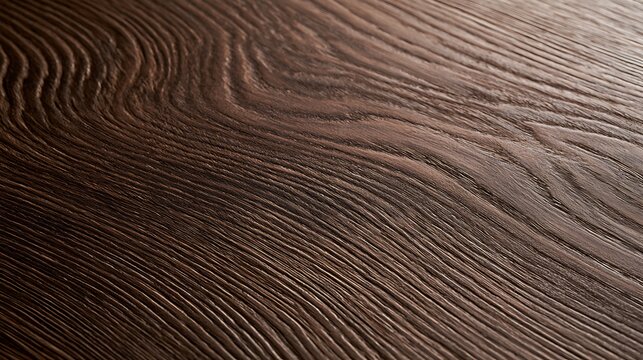 Dark Brown Wood Texture with Detailed Natural Grain Patterns.