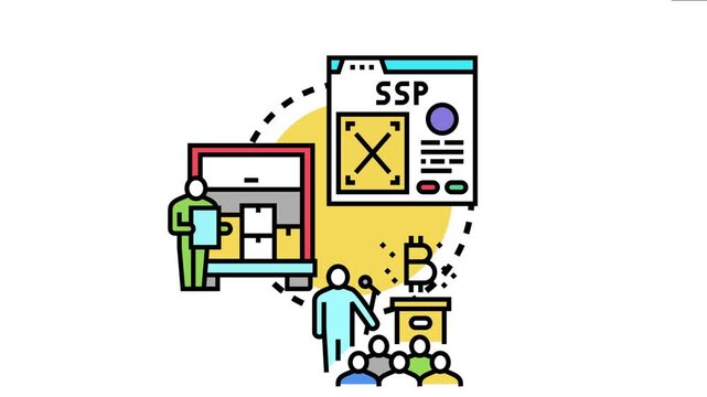 People engaging in the process of making and receiving bid offers for supply chain management, cargo transportation, digital advertising, and online business operations