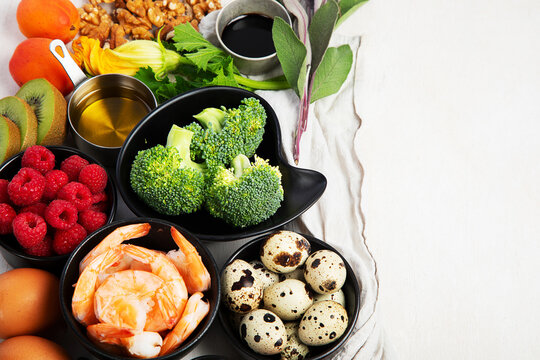 Foods that contain vitamin E.