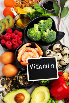 Foods that contain vitamin E.