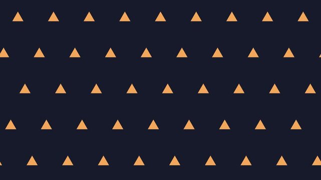 Apricot Triangle Pattern with Gentle Rotation