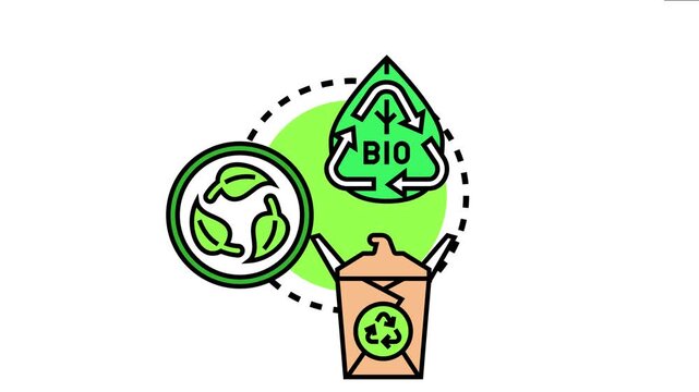 Organic waste management conceptualizing eco friendly solutions for compostable food leftovers and responsible disposal, promoting sustainability and circular economy practices