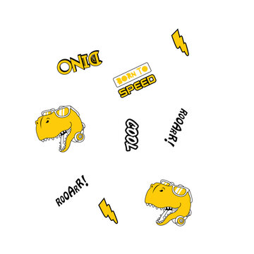 dinosaurus roar cool1.eps