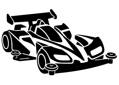 Black and White Tamiya Silhouette