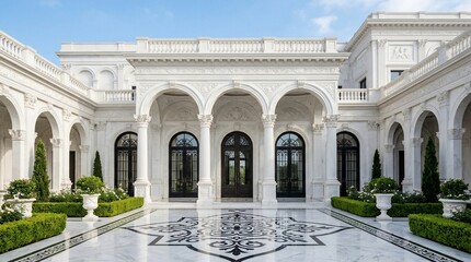 Fototapeta premium White Marble Palace