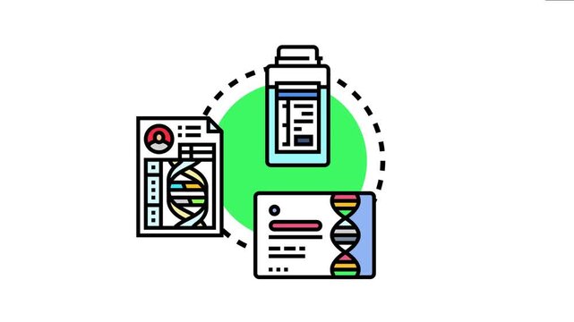 Biological sample storage facility managing various medical specimens. Dna information. And patient records