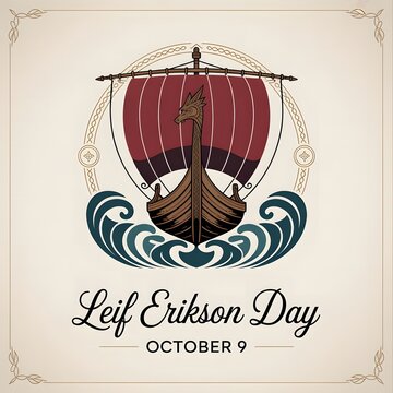 Honor Leif Erikson Day through Viking heritage, exploration history, Norse mythology, ancient sailing, Scandinavian culture, historical artwork, and educational activities