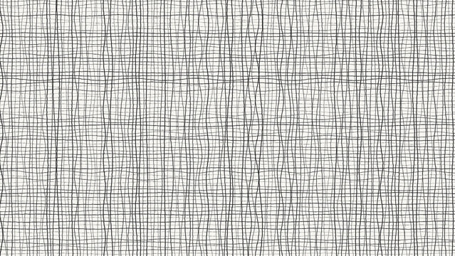 High-quality 4K hand-drawn sketch line art texture background with paper grain effect in a 16:9 widescreen format, featuring abstract monochrome doodle patterns, cross-hatch shading, stipple dotting, 