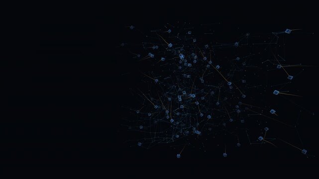Evolving neural network nodes map a seamless data lattice