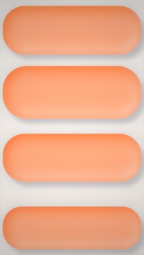 Four horizontal orange rounded rectangles on a white background