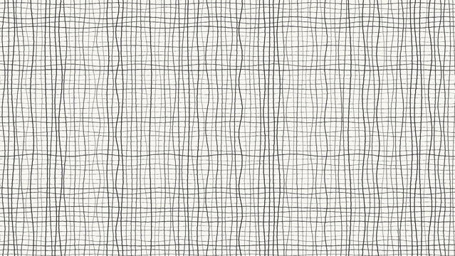 High-quality 4K hand-drawn sketch line art texture background with paper grain effect in a 16:9 widescreen format, featuring abstract monochrome doodle patterns, cross-hatch shading, stipple dotting, 