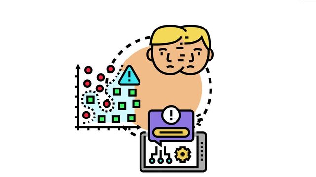 Anomaly detection system identifying unusual patterns in data. Generating alerts about abnormal behavior. And visualizing deviations in a comprehensive data analysis interface for security monitoring