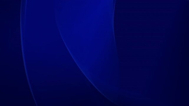 Looping navy blue abstract background with light curves, suitable for digital design projects, website backgrounds, and video presentations.