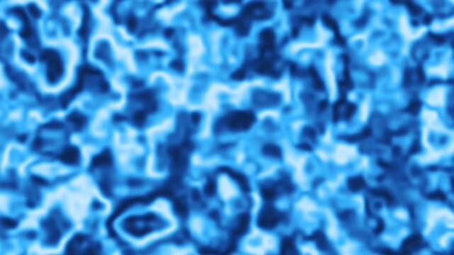 Iridescent oil slick swirling, seamless loop motion background, deep blue