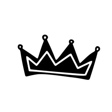 golden crown isolated