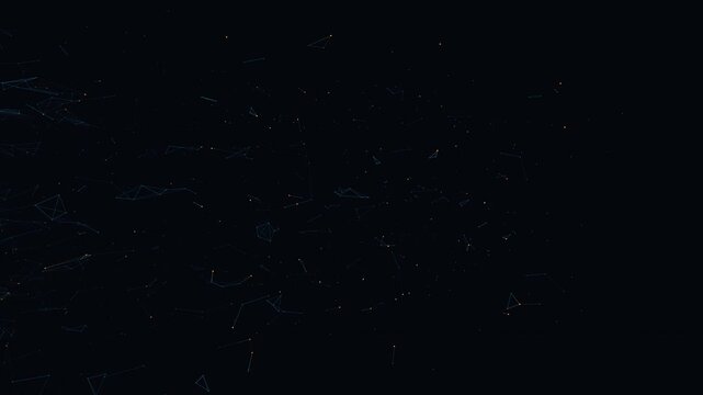 Evolving data network nodes reorganize with calm copy space