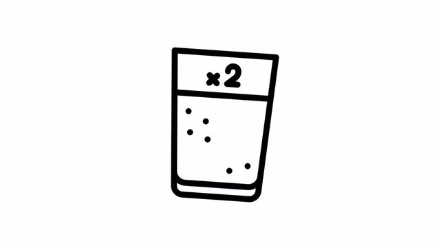 glass minimalist stroke animation