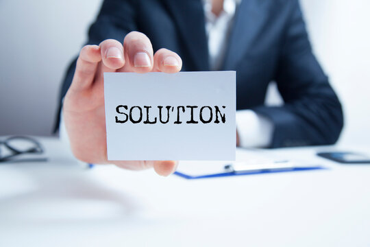 solution in a creative business concept.
