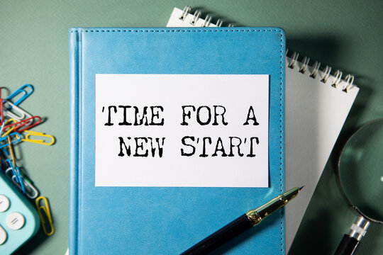 TIME FOR A NEW START text