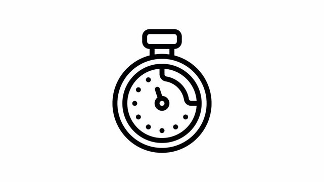 timer minimalist stroke animation