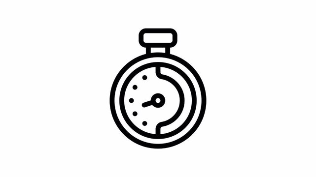 timer minimalist stroke animation