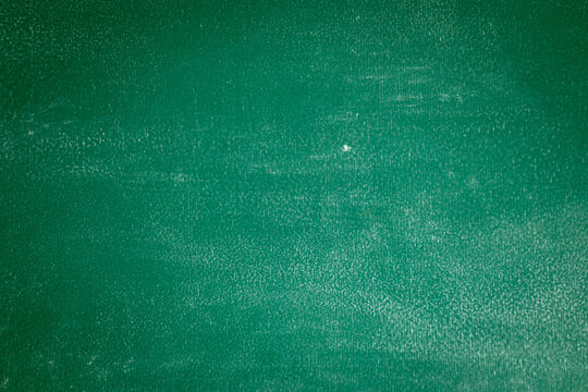 Green Chalkboard Texture Background with Erased Chalk Marks