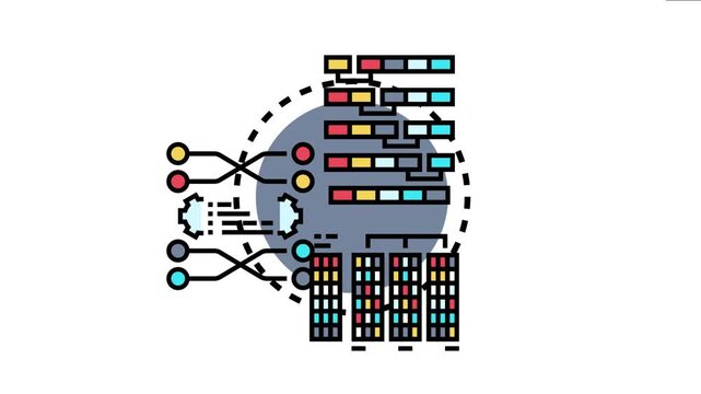 Bubble sort procedure depicting data processing, organizing, and comparing elements to arrange information into a sorted order within a computational system
