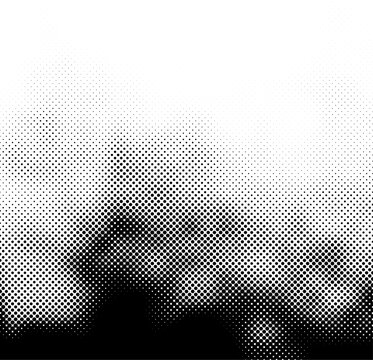Halftone pattern creating gradient dots background texture