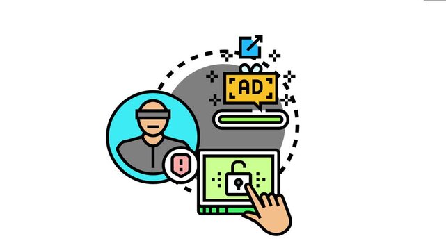 Browser manifest application badges representing notifications. Updates. And advertisements appearing on browser icons