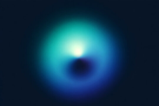 Radial electric cyan neon gradient spotlight background with soft blue glow for abstract wallpaper and banner design