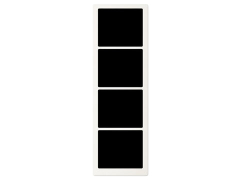 Photo booth strip template isolated on transparent background