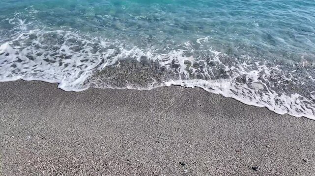 Chorefto Beach near Makrirrachi Village at Pelion Mountain, Thessaly, Greece