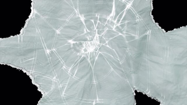 Abstract White Spider Web Pattern on Dark Background.