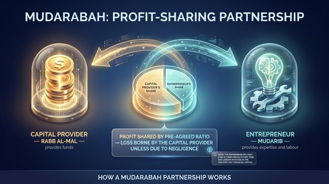Mudarabah profit-sharing partnership explained