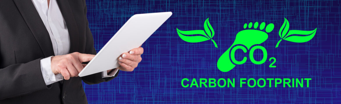 Concept of carbon footprint