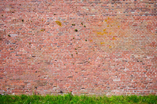 Wall surrounding the Kronborg fortress in Denmark, known as Hamlet's castle.
