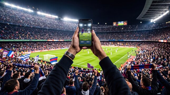 Mobile Fan Experience at Soccer Stadium
