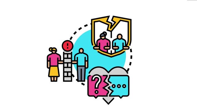 People navigating personal boundaries, facing communication breakdowns, resolving conflicts, overcoming barriers, and seeking compromise for understanding in a complex relationship