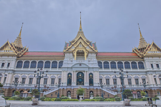 Famous Bangkok Landmarks During Overcast Day