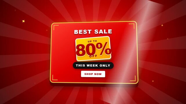 Best sale eighty percent off digital motion graphic animation banner footage