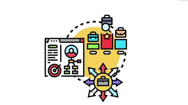 Brand performance and revenue growth visualization showing data analysis, target setting, strategic planning, and diversification driving business success and financial improvement