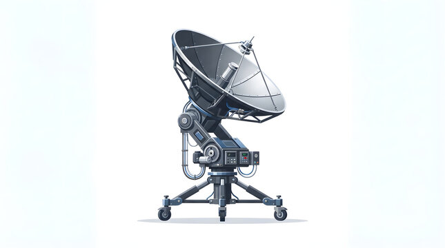 Advanced satellite dish antenna for communication and technology