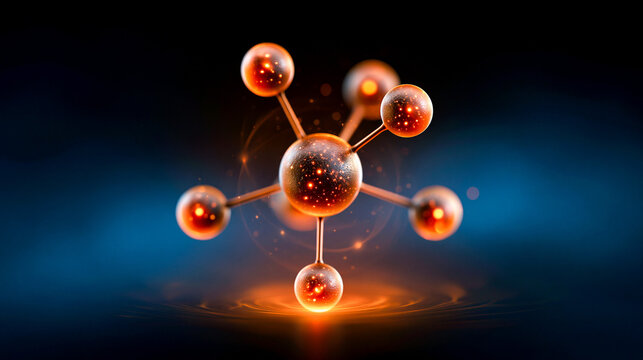 Molecular Network Floating in Dark Space