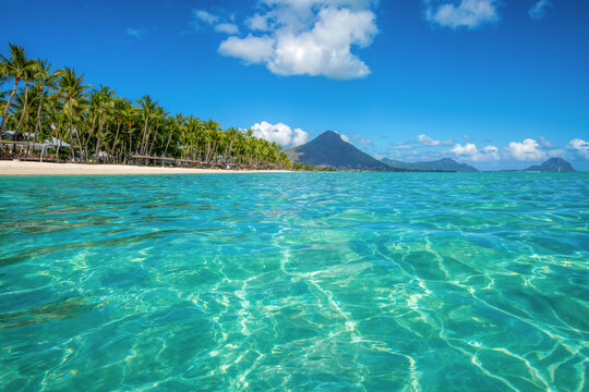 Le Morne Brabant and Tropical Lagoon in Mauritius