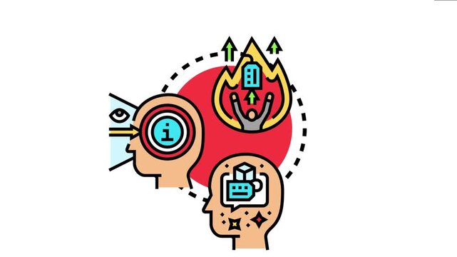 Brand identity footprint concept demonstrating information dissemination, customer engagement, and reputation building, effectively shaping audience perception and market presence
