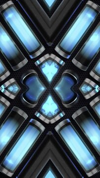 A glowing vortex of liquid neon tubes, pulsating and spiralling in a chaotic, rhythmic dance with energy and movement, suitable for high tempo music events or energetic visualizers.

