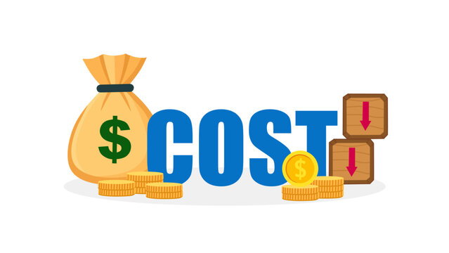 Cost reduction concept. Decreasing company expense to maximize profits