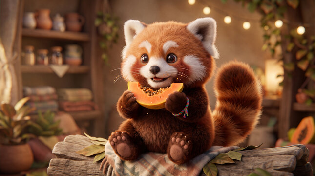 red panda bear