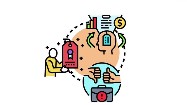 Brand advocacy concept depicting a customer promoting a product, influencing market perception, and driving business growth through positive word of mouth recommendations and engagement