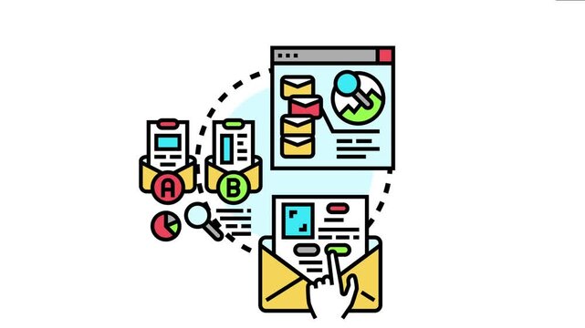 Email marketing professionals planning and executing targeted digital campaigns, utilizing data analysis and ab testing for effective audience selection and measuring communication success